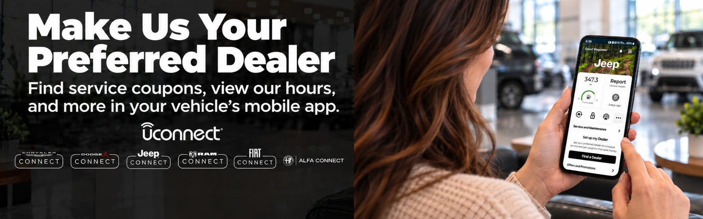 uconnect® make us your preferred dealer | Gray Chrysler Dodge Jeep Ram in Stroudsburg PA