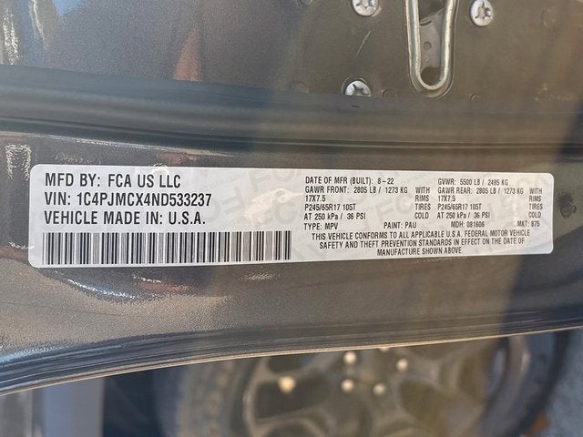 2022 Jeep Cherokee X 4x4