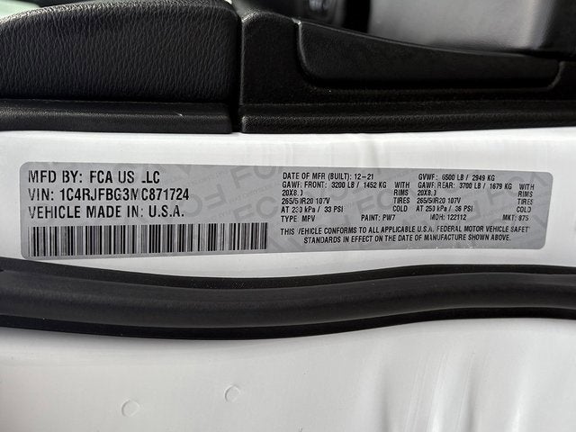 2021 Jeep Grand Cherokee Limited X 4x4