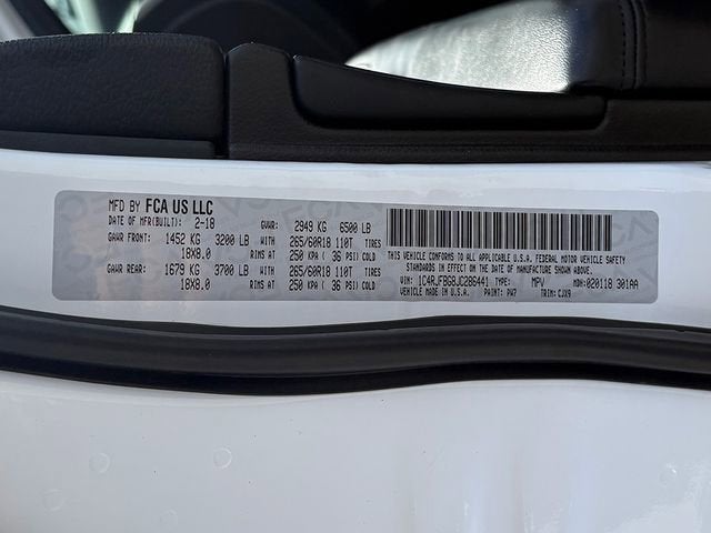 2018 Jeep Grand Cherokee Limited 4x4