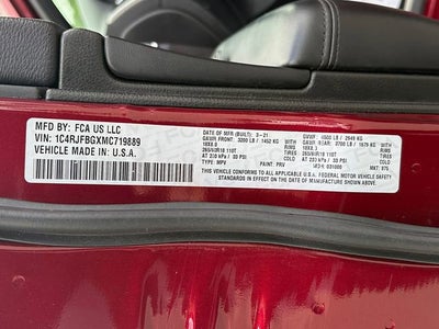 2021 Jeep Grand Cherokee Limited 4x4