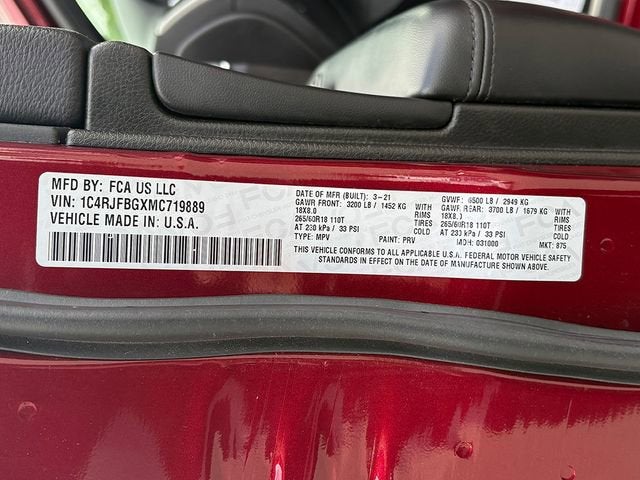 2021 Jeep Grand Cherokee Limited 4x4