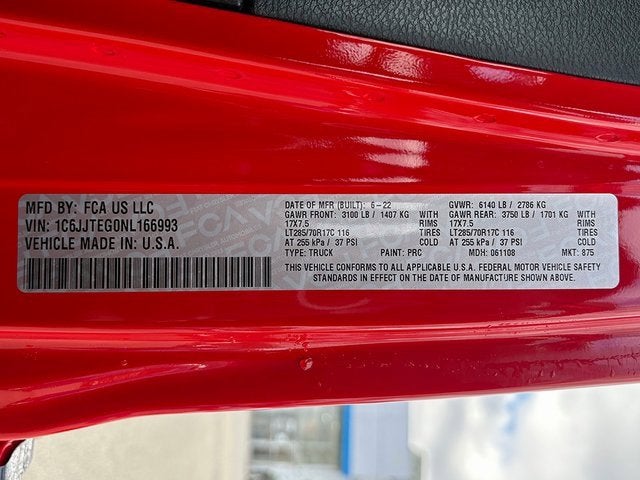 2022 Jeep Gladiator Mojave 4x4