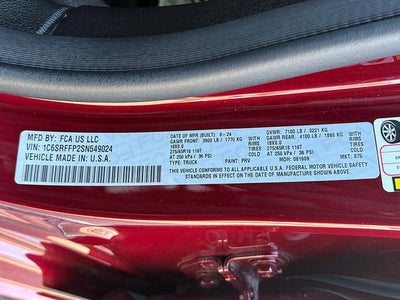 2025 RAM 1500 Big Horn Crew Cab 4x4 5'7' Box