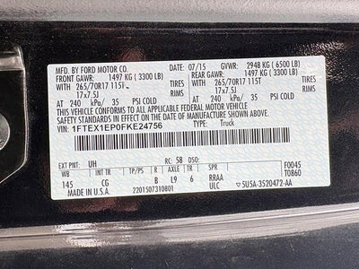 2015 Ford F-150 LARIAT