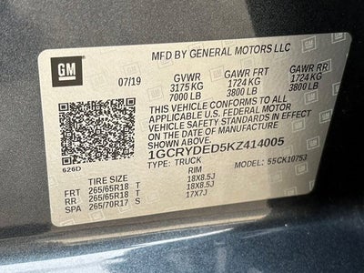 2019 Chevrolet Silverado 1500 LT