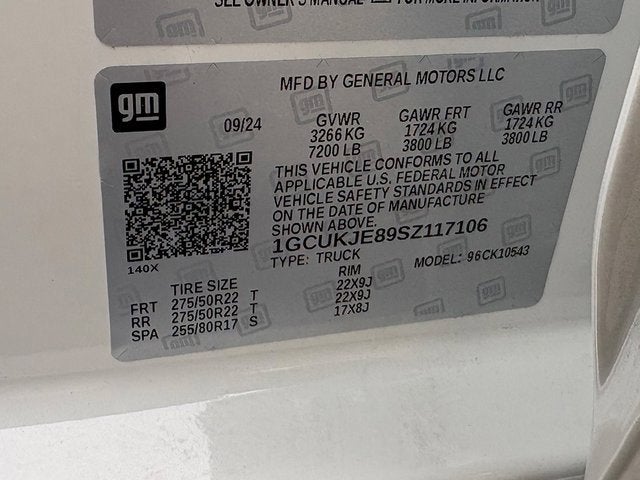 2025 Chevrolet Silverado 1500 4WD Crew Cab Short Bed High Country