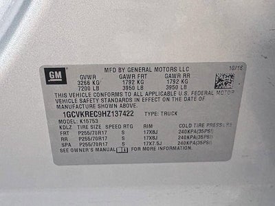 2017 Chevrolet Silverado 1500 1LT