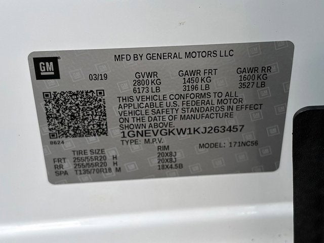 2019 Chevrolet Traverse 1LT