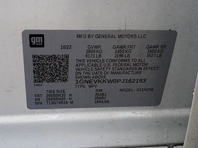 2023 Chevrolet Traverse AWD Premier