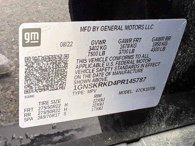 2023 Chevrolet Tahoe 4WD RST