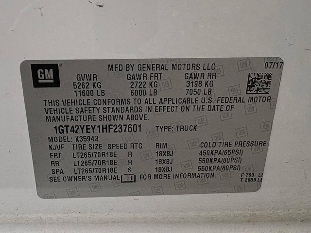 2017 GMC Sierra 3500HD Denali