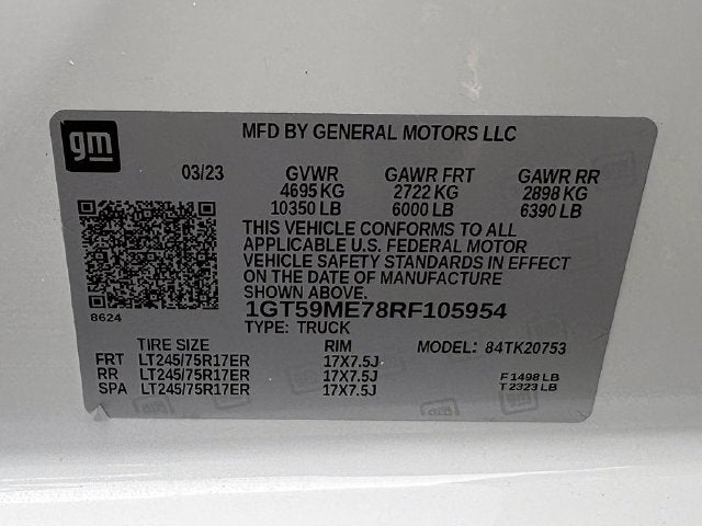 2024 GMC Sierra 2500HD 4WD Double Cab Standard Bed SLE