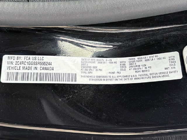 2025 Chrysler Pacifica Limited