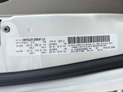 2012 Dodge Grand Caravan American Value Pkg