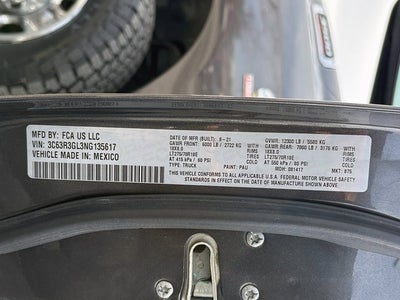 2022 RAM 3500 Tradesman Crew Cab 4x4 8' Box