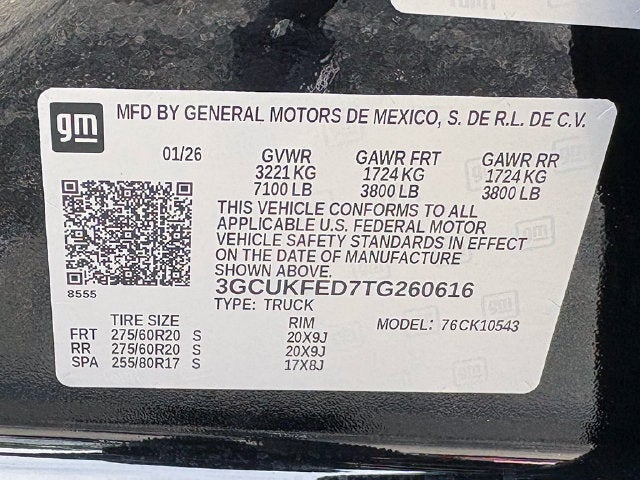 2026 Chevrolet Silverado 1500 4WD Crew Cab Short Bed LT Trail Boss