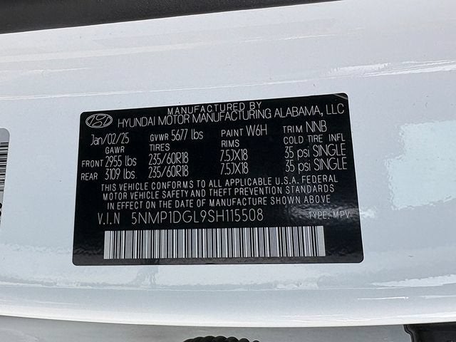 2025 Hyundai Santa Fe SE