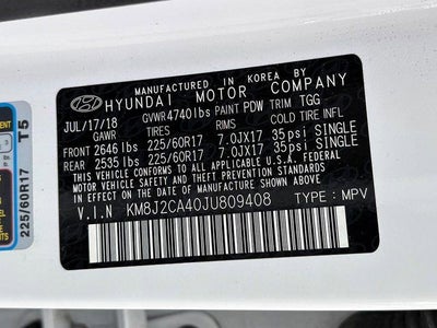 2018 Hyundai Tucson SE