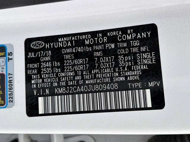 2018 Hyundai Tucson SE