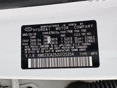 2018 Hyundai Tucson Value