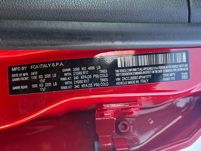 2018 Jeep Renegade Latitude 4x4