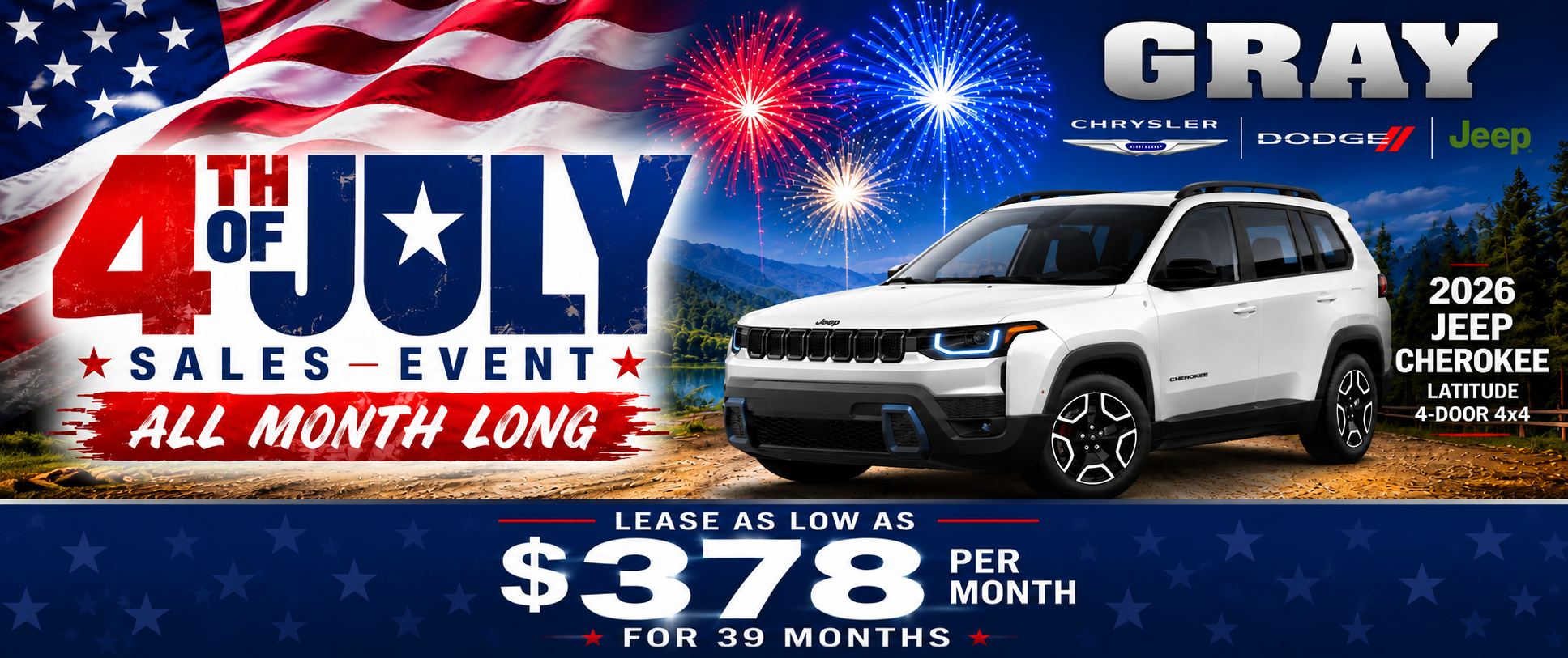 Cherokee July 2026 Offer