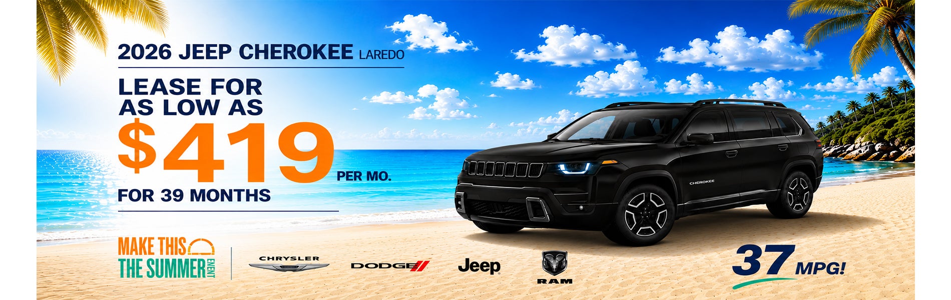 Jeep Cherokee August 2026 Offer 