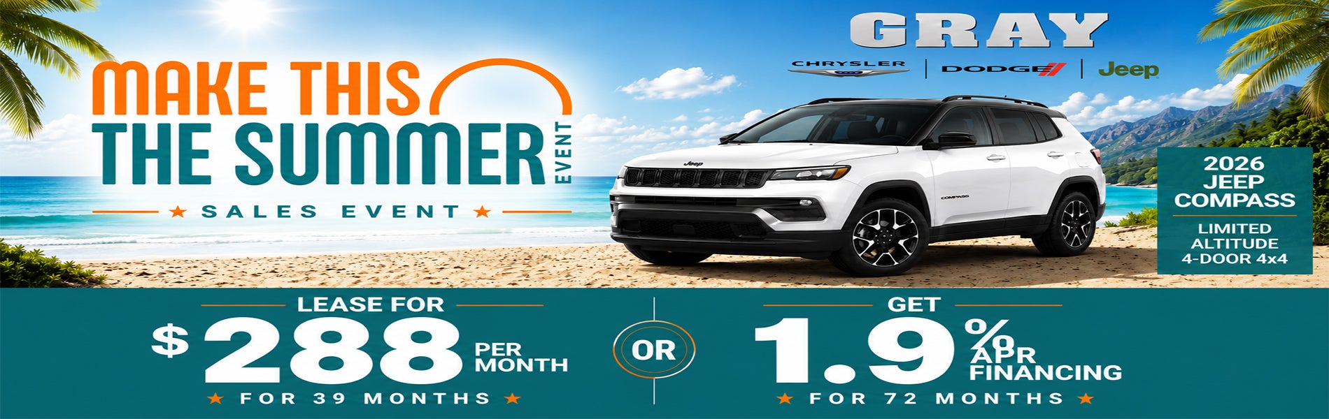 Jeep Compass July 2026 Offers