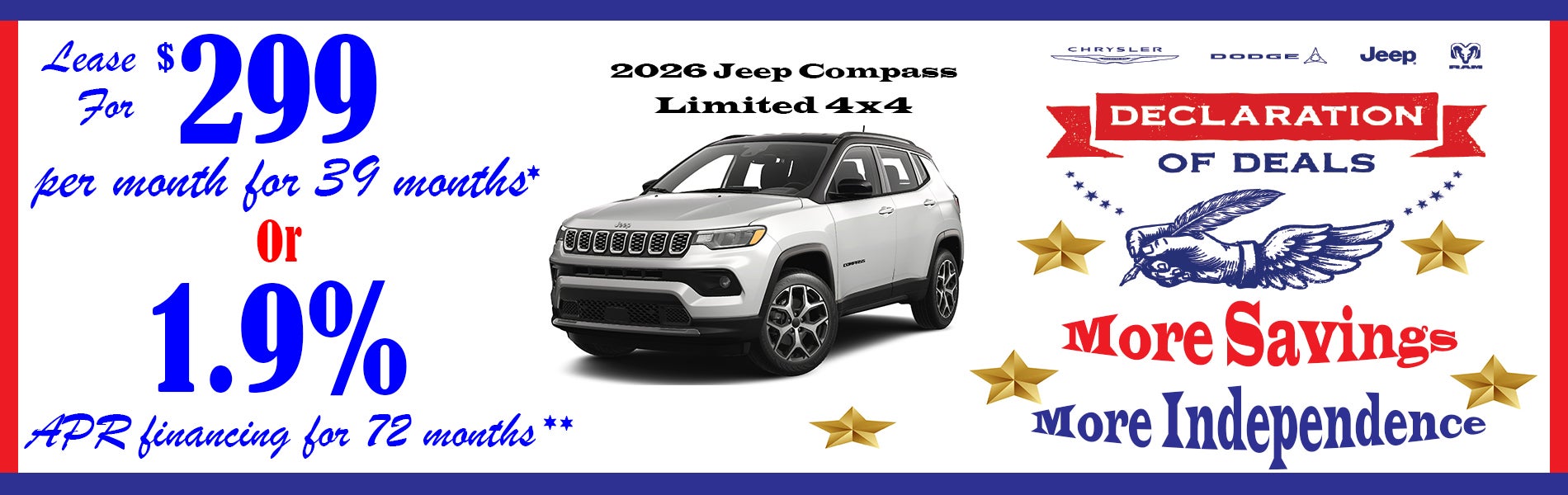 Jeep Compass June Offers