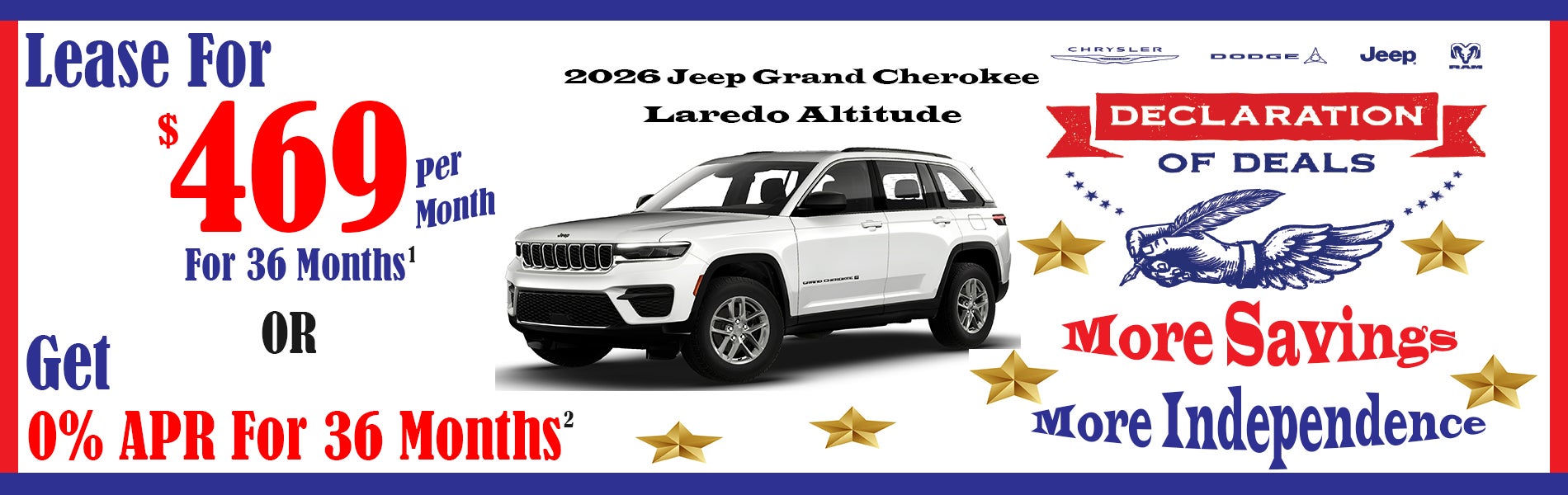 Jeep Grand Cherokee Offer