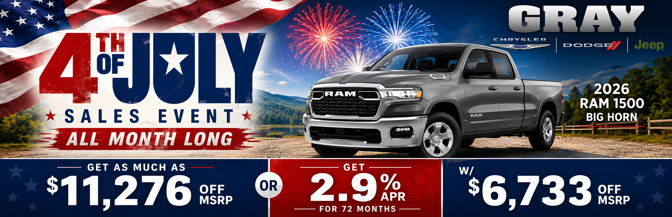 Ram 1500 July 2026 Offers