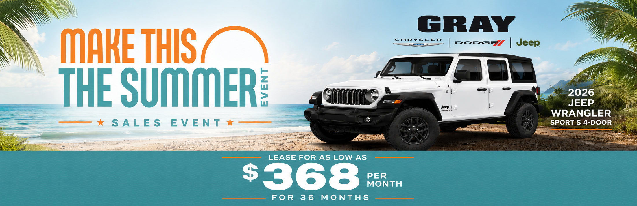 Wrangler July 2026 Lease Offer